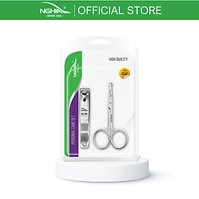 Combo 2 Sản Phẩm (Kéo Cắt Tỉa Lông Mũi Đầu Tròn - Bấm Móng) KỀM NGHĨA CB.2-002