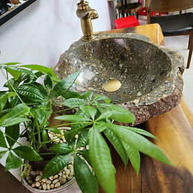 Mua Lavabo đá cuội / chậu rửa mặt đá cuội