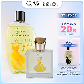 Bộ đôi Nước hoa và Sữa tắm Nữ Gennie Little Gold Dress (50ml - 450ml)