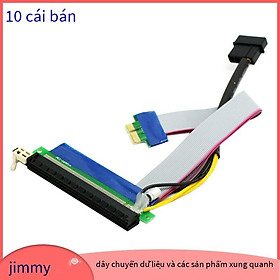 Cáp mở rộng card đồ họa PCI-E 1X đến 16X chuyên nghiệp theo phong cách mới nhất Thẻ bộ điều hợp 1X đến 16X phiên bản nâng cao dây nguồn bên ngoài