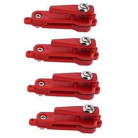 4Pcs Heavy Snap Release Clip for Weight, Planer Board, Kite, Fishing, Power Grip Leader Clip, Multifunctional