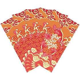 Bộ 5 Bao Lì Xì SDstationery Cát Niên Mỹ Ý - Vạn Sự Thắng Ý