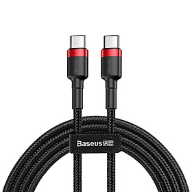 Mua Cáp sạc nhanh & truyền data tốc độ cao Baseus Cafule C to C PD (3A  60W  Power Delivery  QC3.0 Quick Charge Cable) - Hàng chính hãng