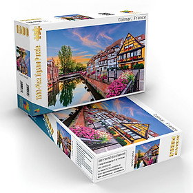 Colmar, France - Bộ Tranh Ghép Hình Minh Châu 1500 Mảnh Kích Thước 60x80cm