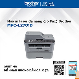 Máy In Laser Đa Năng Brother MFC-L2701D - Hàng chính hãng