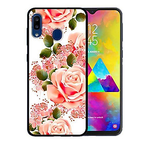 Ốp lưng cho Samsung Galaxy A30  Hoa Hồng Nhạt - Hàng chính hãng