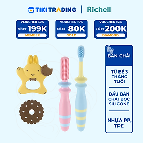 Bộ bàn chải 3 bước T.L.I (Từ 3 tháng tuổi) Richell