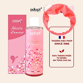 Sữa Tắm Nước hoa Adopt Absolu D'amour Chính Hãng Pháp 250 ml- Sữa tắm trắng da dưỡng ẩm Tặng Kèm Băng Đô Thời Trang