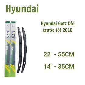 Cần gạt mưa ô tô thanh 3 khúc A9 dành cho xe Hyundai: Getz, Accent, Avante, I10,20,30 - Hàng nhập khẩu