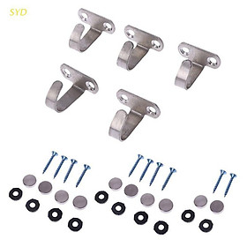 Mua SET 10 MÓC TREO INOX BẮT NGƯỢC TRẦN - MÓC TREO INOX CHỮ J TIỆN LỢI