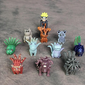 Bộ 11 nhân vật naruto và vĩ thú  Set 11 Naruto