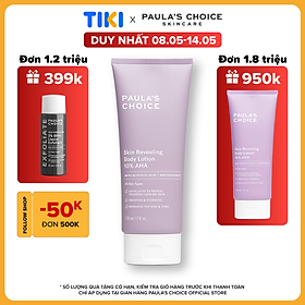 Hình ảnh Tinh chất làm mềm, mượt và sáng da body 10% AHA - Paula's Choice Skin Revealing Body Lotion 10% AHA