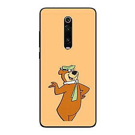 Ốp Lưng in cho Xiaomi Redmi K20 Pro Mẫu Chú Gấu Vui Nhộn - Hàng Chính Hãng