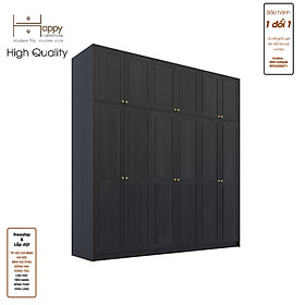 [Happy Home Furniture] ELEGANT, Tủ quần áo cửa mở 2m4x2m4, 240cm x 54cm x 240cm ( DxRxC), TCM_085