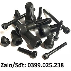 Mua Combo 10 con bulong M3 M4 M5 lục giác chìm đầu trụ thép đen công nghiệp