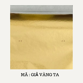 500 lá vàng cao cấp 9cm chuyên dát vàng nội thất, trang trí decor, thủ công mỹ nghệ