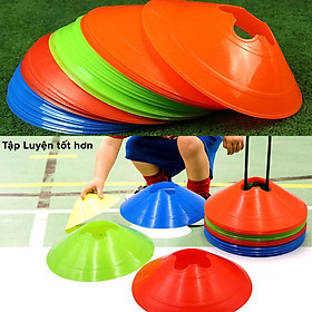 Bộ 10 Nấm Lùn Chiến Thuật Bóng Đá, Cone Tập Luyện Cao 4.5cm Chính Hãng (Chọn Màu) - Nấm chiến thuật trong luyện tập bóng đá -Cone tập luyện, nấm chiến thuật trong luyện tập bóng đá, đá banh - Hàng Chính hãng dododios