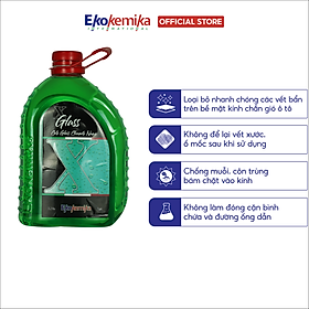 Nước Rửa Kính Ô Tô Xglass Nano Thương Hiệu Ekokemika - Hàng Chính Hãng