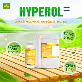 Khoáng Hyperol 1L – Hỗ trợ tôm, cá lột xác nhanh, vỏ cứng chắc, màu đẹp