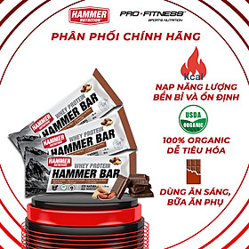 Thanh Whey Protein Hammer Bar - Cung cấp đầy đủ Protein và dinh dưỡng thay thế bữa ăn khi luyện tập, thi đấu (Thanh 50g)