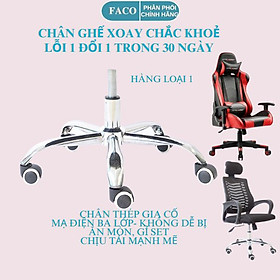 Mua COMBO Chân ghế xoay kèm Bánh xe  kèm ben hơi - Cân bằng chắc khỏe - Chịu lực cao - Phụ kiện không thể thiếu của ghế xoay