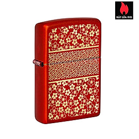 Bật Lửa Zippo 48493 – Zippo Kimono Inspired Metallic Red
