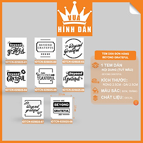 Set 100/200 sticker GIVEAWAY (25x25cm) tem dán quà tặng give away dán gói quà, túi sản phẩm dành cho shop (1.074)