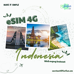 eSim 4G du lịch Indonesia [Giá rẻ - Hỗ trợ 24/7