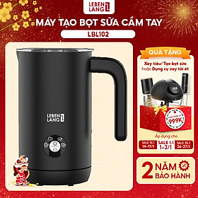 Mua Máy đánh bọt cà phê  tạo bọt sữa Lebenlang LBL102  500W  240ml  4 chế độ đánh nóng lạnh  tặng kèm 1 lò xo bảo hành 2 năm - hàng chính hãng