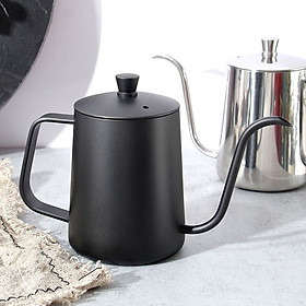 Mua Bình rót cổ ngỗng - Bình pha cà phê inox 304 loại dày  có nắp