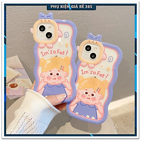 Ốp lưng lượn sóng cho iPhone 6/6s, 6 Plus/6s Plus, 7/8/SE 2020, 7 Plus/8 Plus hình cô gái
