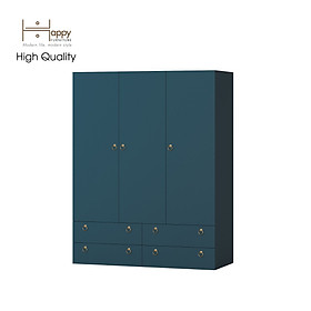 Mua  Happy Home Furniture  WESLEY  Tủ quần áo 4 ngăn kéo - 3 ngăn cửa mở   140cm x 58cm x 180cm ( DxRxC)  TCM_019