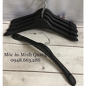 Mua móc nhựa treo quần áo-móc treo quần áo nữ màu đen-móc nhựa nữ vai to-móc có thiết kế rãnh chống trượt ở vai
