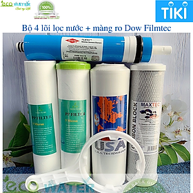 Mua Combo 5 lõi lọc nước 1-2-3-4 + Màng lọc nước Ro