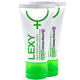 Bộ 2 chai Gel bôi trơn Đức Lexy Aloe - Tinh chất thiên nhiên lô hội - Chai 55ml