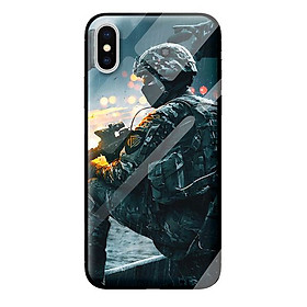 Ốp kính cường lực cho iPhone XS MAX fire 2 - Hàng chính hãng