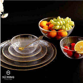Mua Bát Tô Thuỷ Tinh Đẹp Tròn Trơn kiểu dáng sang trọng  đẳng cấp