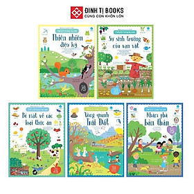 Sách - Thế Giới Trong Tay Em - Bách Khoa Tri Thức Thú Vị Dành Cho Trẻ 3 - 10 Tuổi - Felicity Brooks - Đinh Tị Books