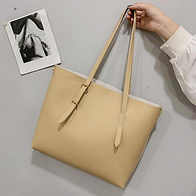 Women's PU Leather Handbag Shoulder Bag Tote Organizer Top Handles Satchel Purse Adjustable Strap