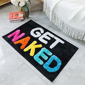 Mua Set Rèm Phòng Tắm Phối Thảm Lau Chân Nake.d