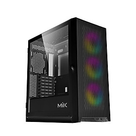 Mua VỎ CASE MIK STORM 360 BLACK (NO FAN) - Hàng Chính Hãng