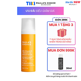 Tinh chất làm sáng da và mờ nám chuyên sâu 25% Vitamin C Paula's Choice 30ml -1490