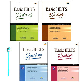 Hình ảnh Combo Basic IELTS : Writing, Reading, Listening, Speaking Kèm File MP3 ( Tặng Kèm Viết)