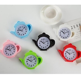 Đồng Hồ Để Bàn báo thức hình Cái Ấm Trà , - Đồng hồ hình thú siêu cute,