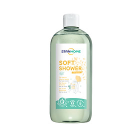 Sữa tắm, rửa mặt không xà phòng hương yến mạch Stanhome Soft Shower Oat 740ML/chai