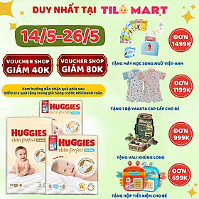 Combo 2 Tã/ Bỉm Quần Huggies Skin Perfect M/L/XL/XXL Super Jumbo Với 2 Vùng Thấm Giảm Kích Ứng Da