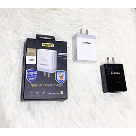 Sạc PISEN Quick Type-C Wall Charger (PD3.0/18W) - Hàng Chính Hãng - Màu Ngẫu Nhiên
