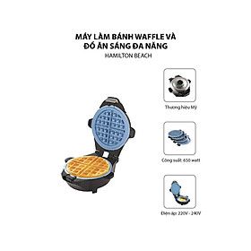 Mua Máy làm bánh Waffle và đồ ăn sáng đa năng hàng chính hãng Hamilton Beach 26049-IN
