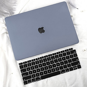 Mua COMBO Case Mácbook  Ốp Macbook Pro 14/16 M1  Air 13.3 20218-2022  Mácbook Pro 13 2016 - 2022/ M1  M2 - Màu Xám + Phủ Đen - Hàng chính hãng