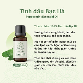 Hình ảnh Tinh dầu thiên nhiên An Lạc - Tinh dầu thơm phòng, xông mặt, mũi, massage body